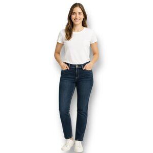 Democracy 10 Blue Ab Technology Jeans Mid Rise Straight Stretch Denim Comfort